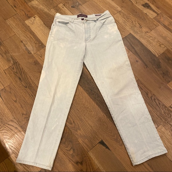 Gloria Vanderbilt Amanda Light Blue Denim Jeans Size 12 - Picture 8 of 15